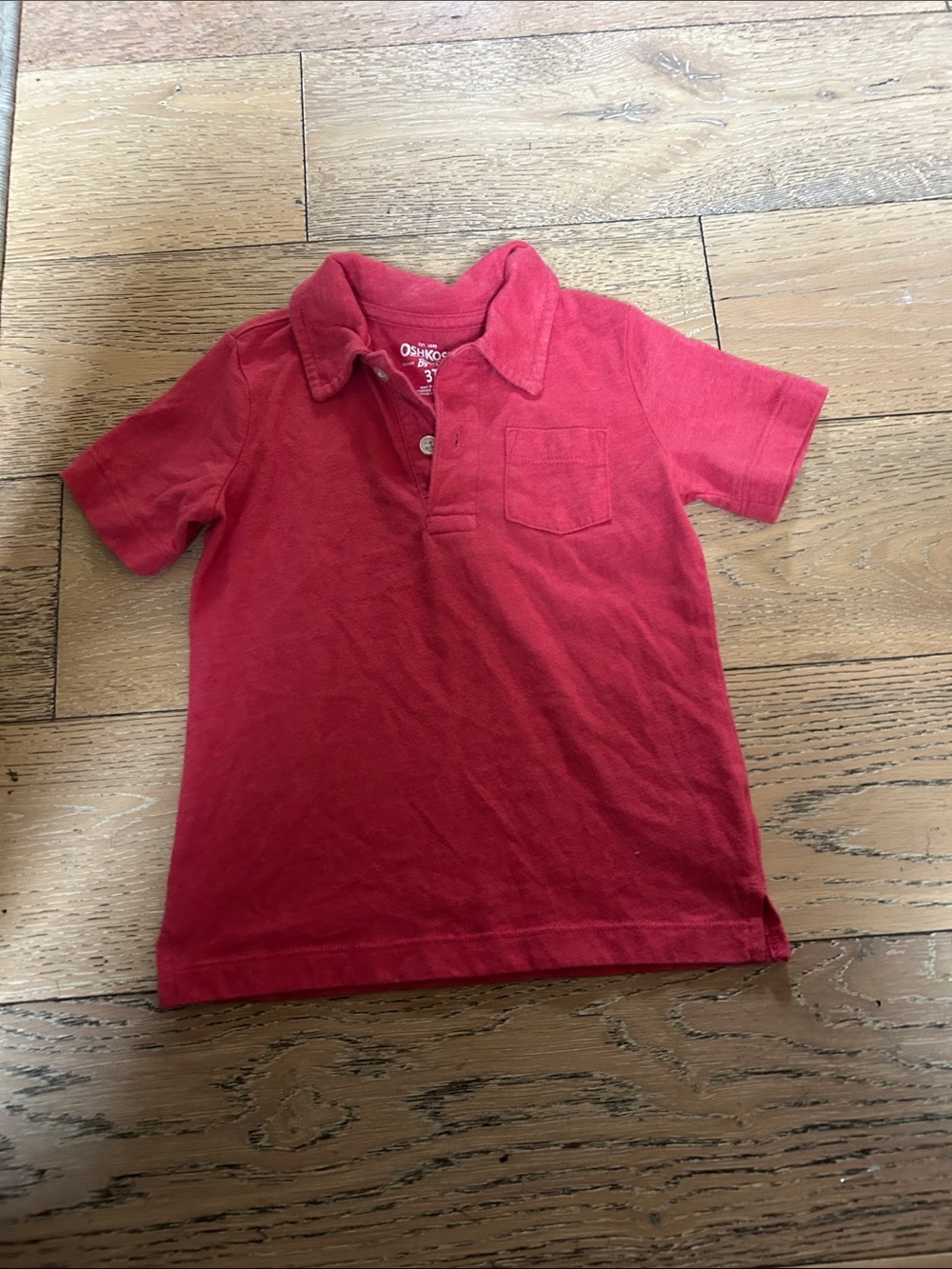OshKosh B'gosh Bright Red Short-Sleeve Polo
